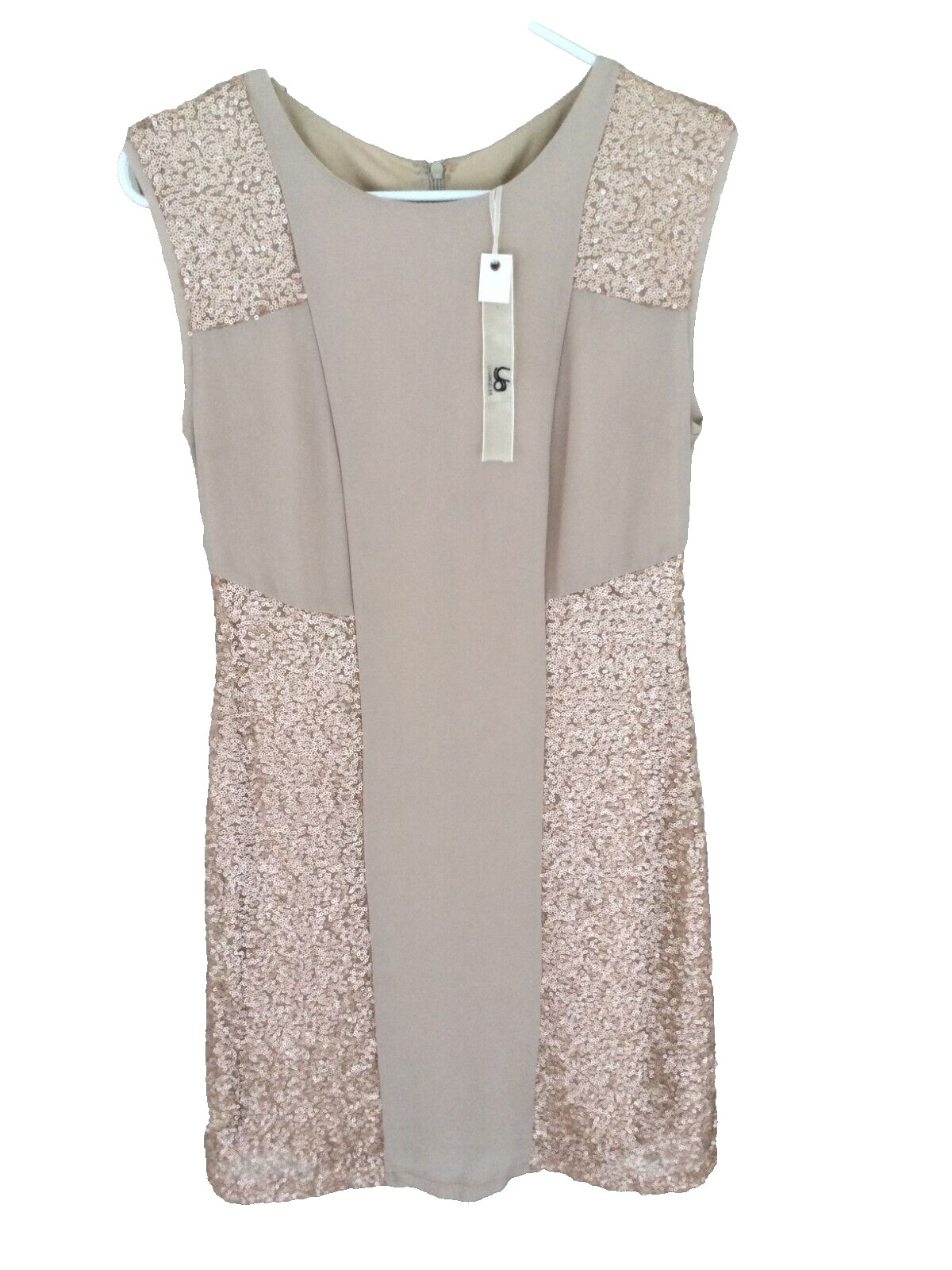 Ya Los Angeles Sequin Sheath Dress Cocktail Party Size Small Festival Club NEW