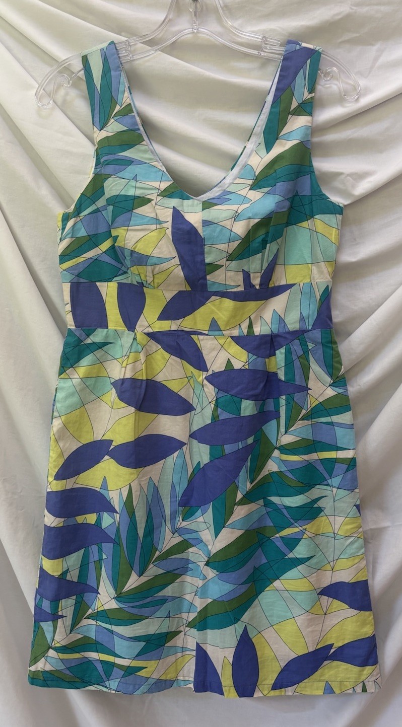 Tori Richard Sleeveless Lined Sun Dress 8 / M ~ Made In Hawaii
