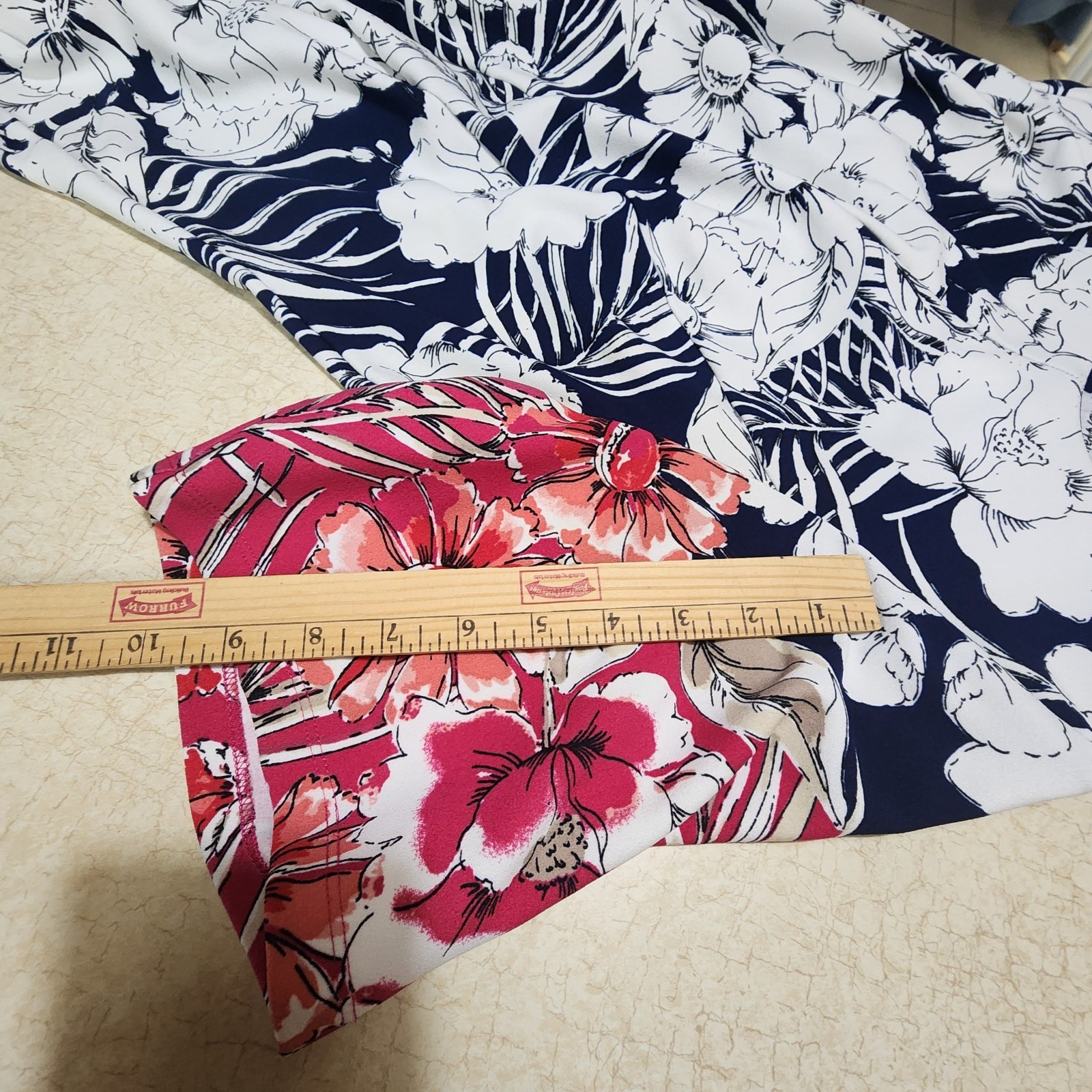 Shelby & Palmer Sz 16 Multicolor Floral Print Dress Polyester And Spandex