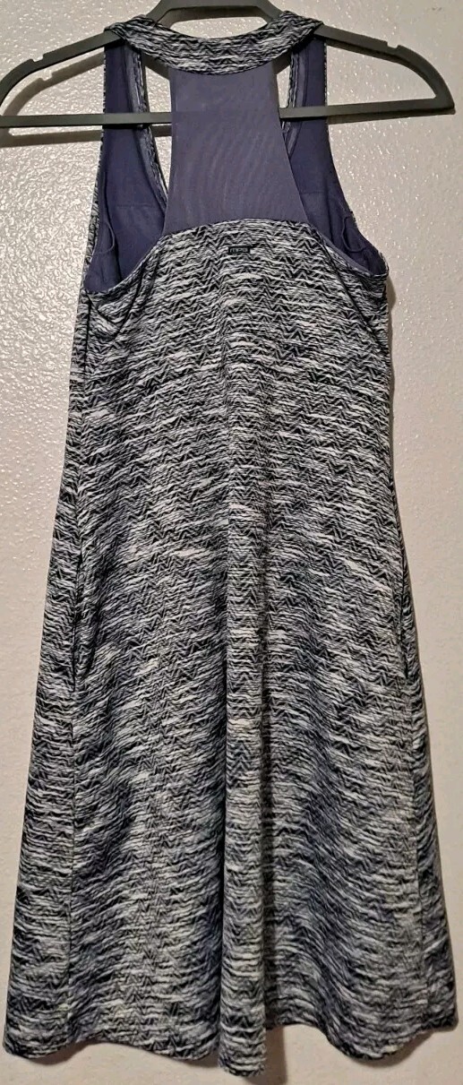 MPG Sport Mondetta Performance Gear Travel Dress White/Gray Sleeveless Sz Small