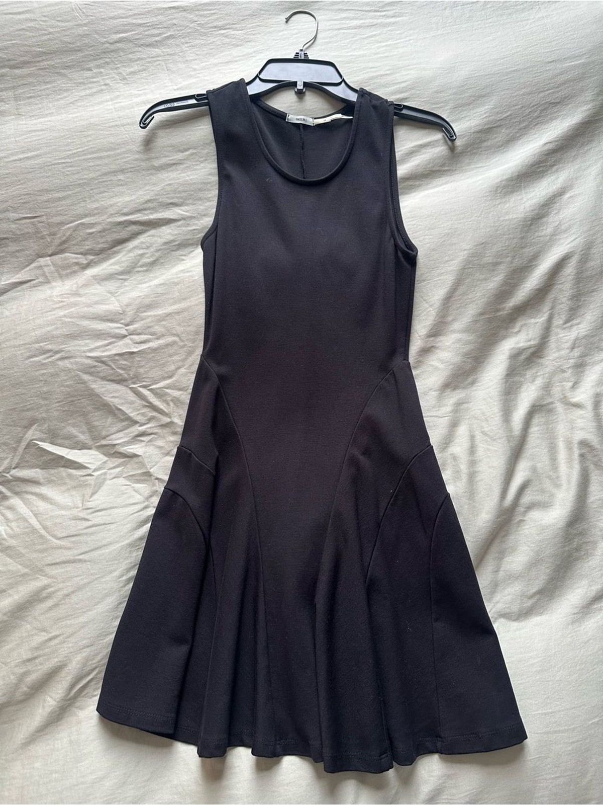 Kimchi Blue Black Sleeveless Flared Mini Dress