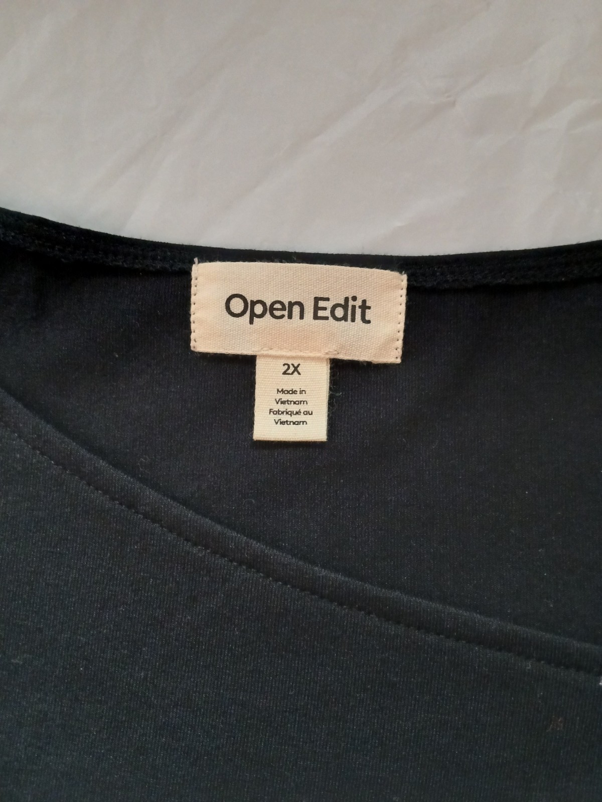 NWT OPEN EDIT WOMENS BLACK SLEEVELESS RUCHED BODYCON DRESS
