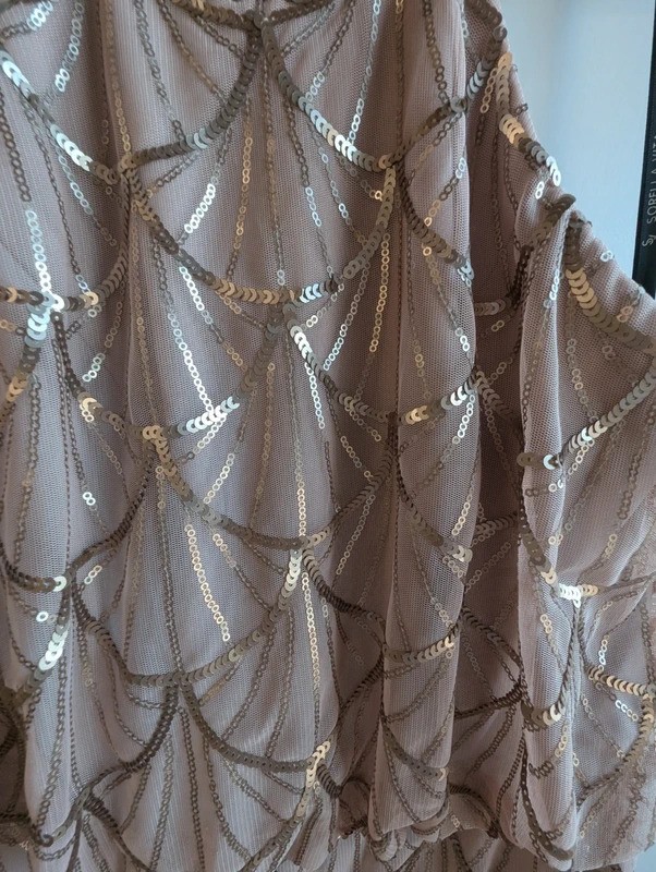 Sorella Vita Beaded Maxi Bridesmaid Dress UK 14 BNWT Blush Pink Occasion