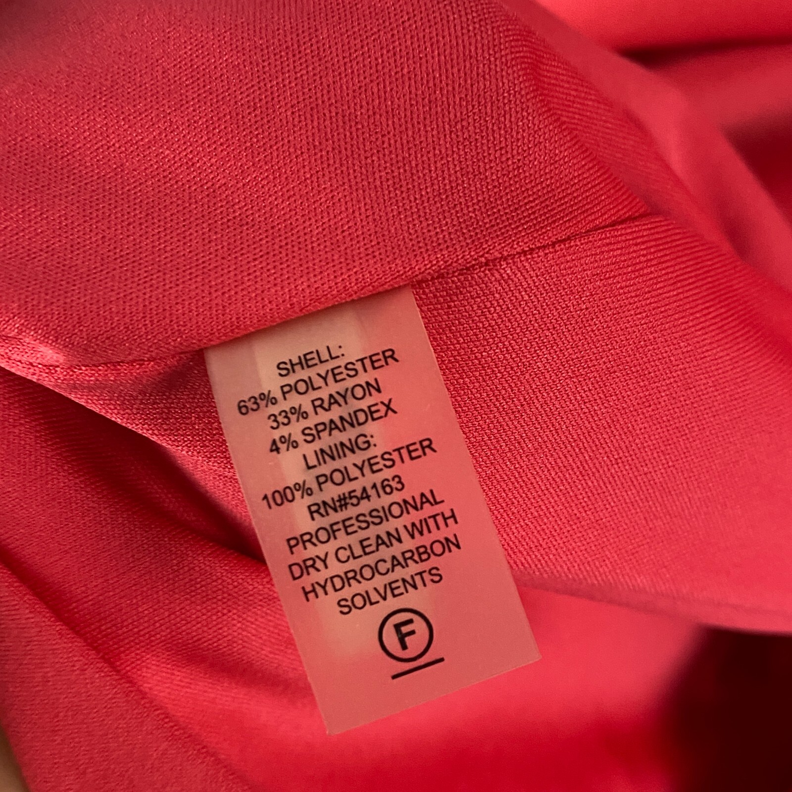 Calvin Klein Byzantine Watermelon Pink Ruched Dress Size 20W Sheath