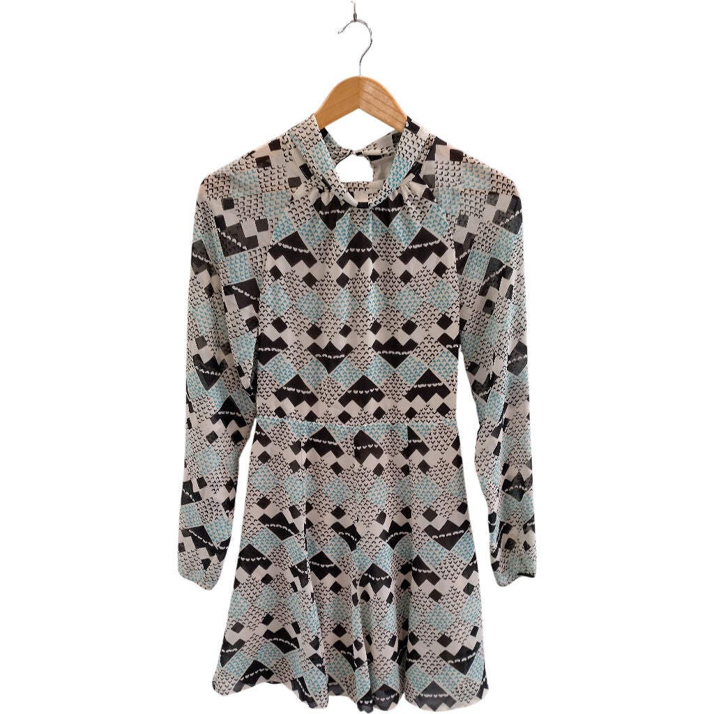 Reiss Ardelle Geo Printed Mini Dress