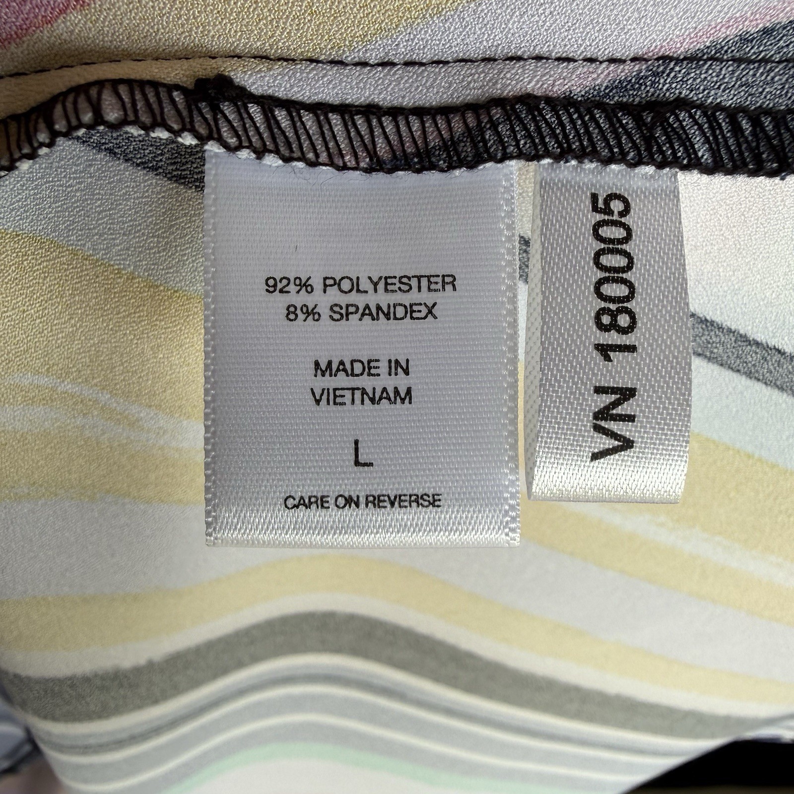 NY & Co Multicolor Striped Midi Shirt Dress Roll Tab Sleeve Belted Women’s Large