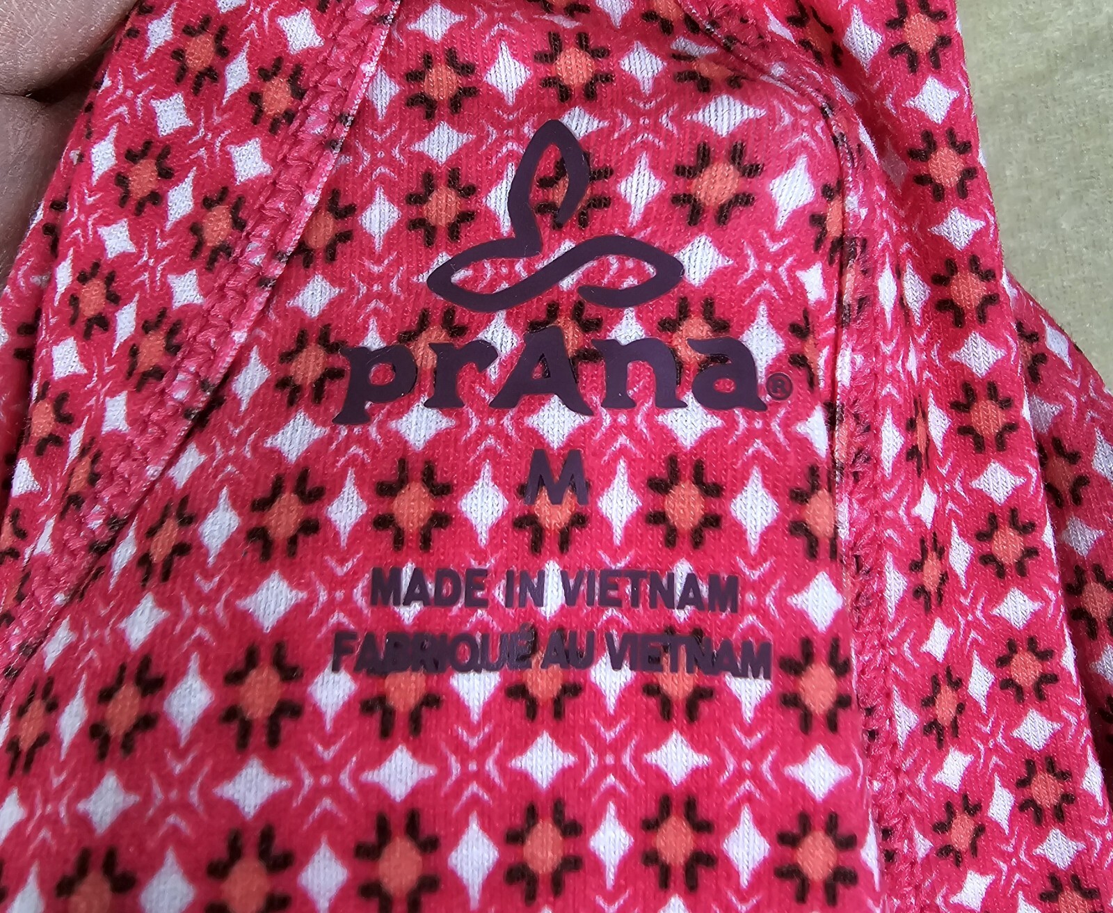 Prana Cali Dress in Azalea Guava Printed Padded Sporty Women’s Sun Dress sz M