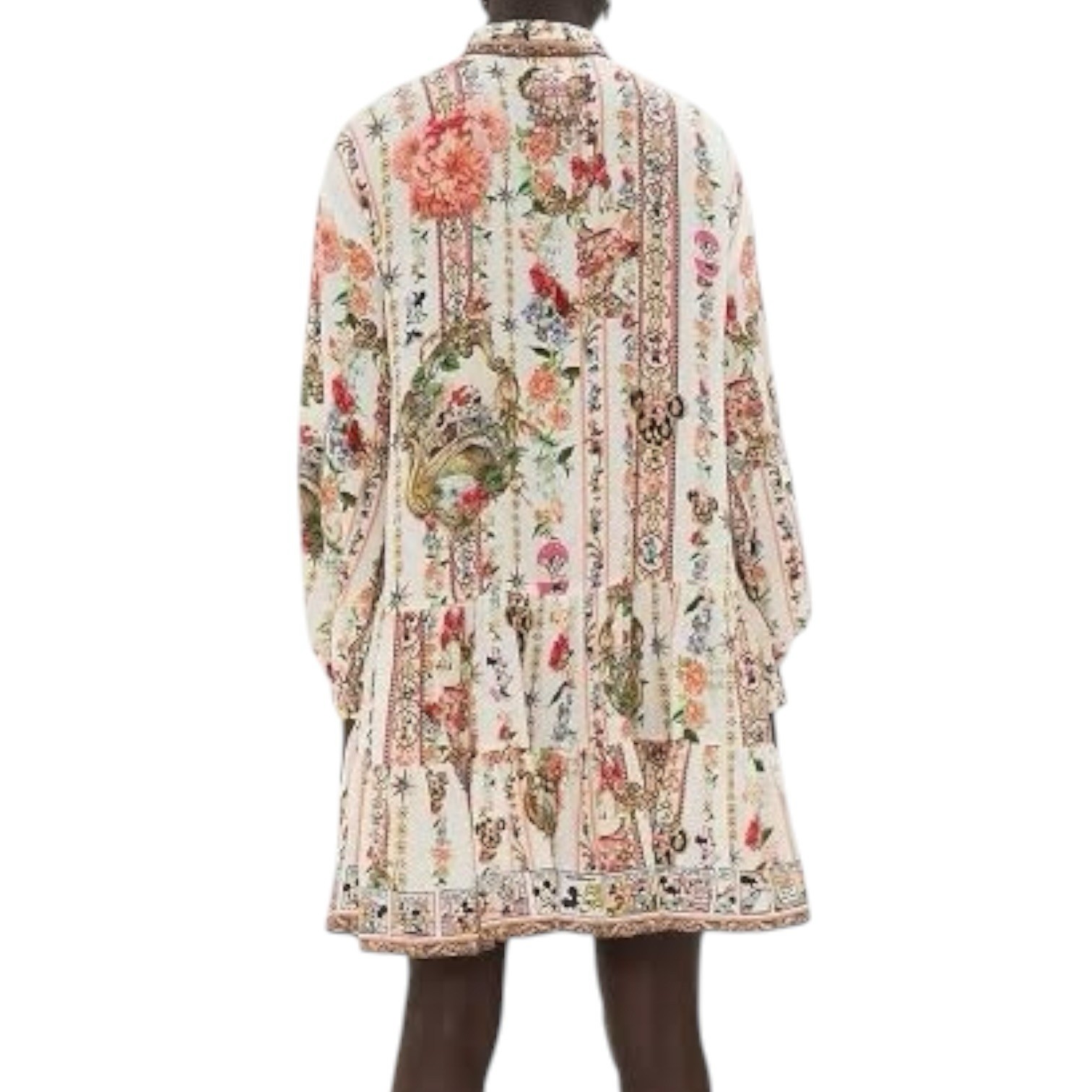 Camilla Minnie Magic Forever Dress Size Small S Tiered Mini Disney Floral