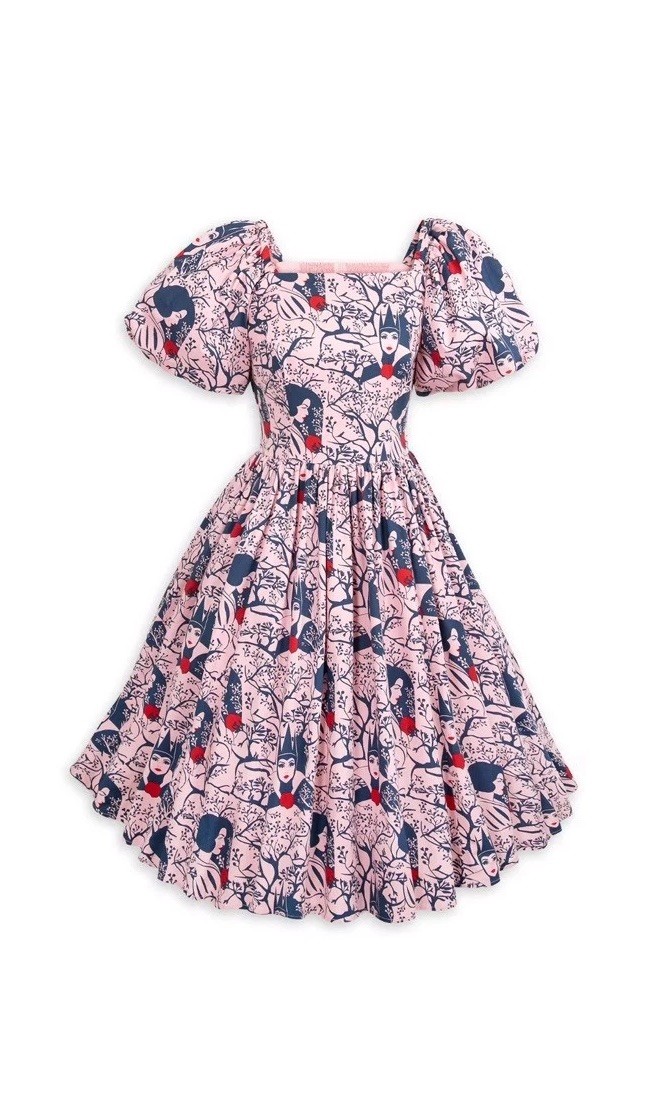 NEW Disney Parks Snow White / Evil Queen Puff Sleeve Dress
