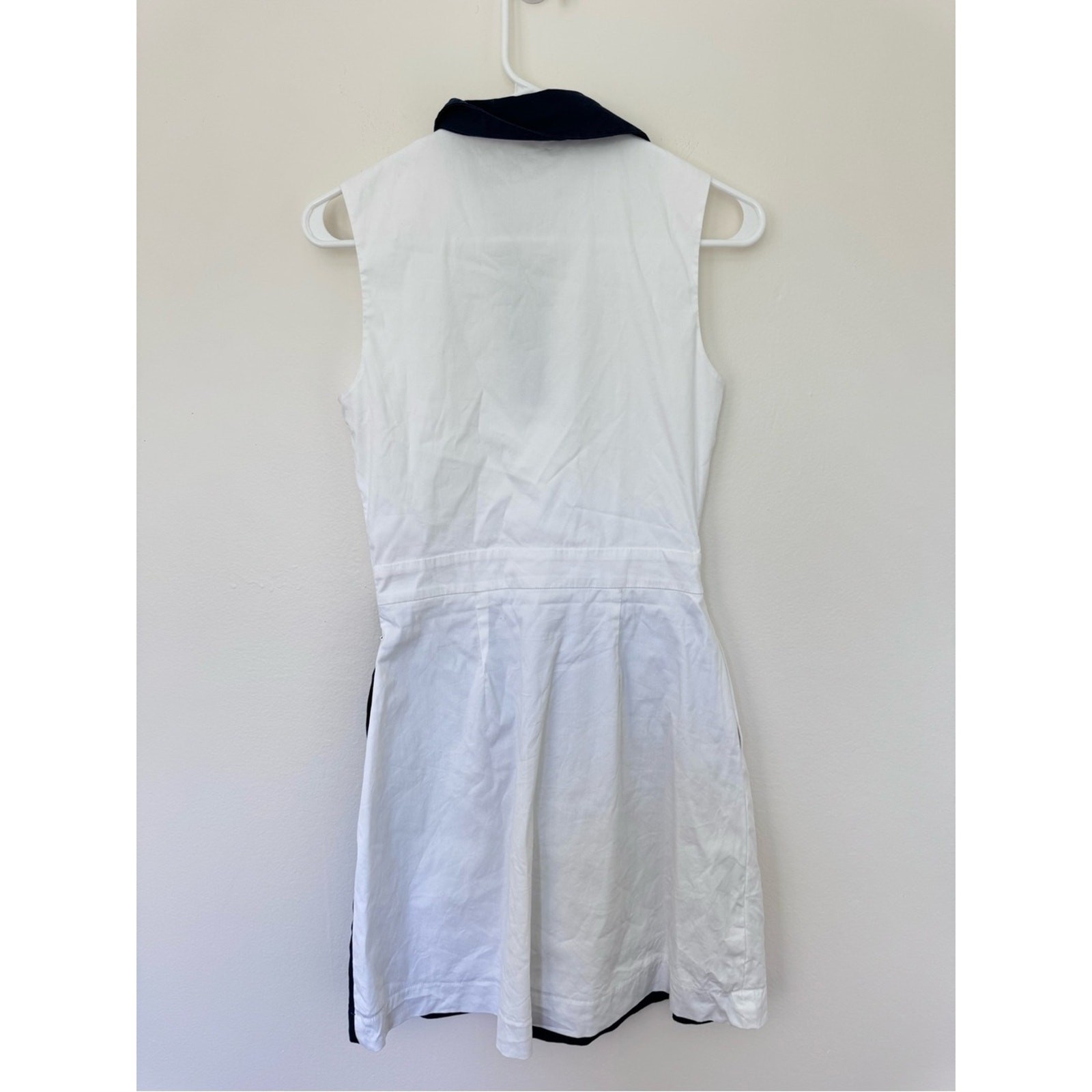 G/FORE Colorblock Sleeveless Golf Dress White Navy size 2