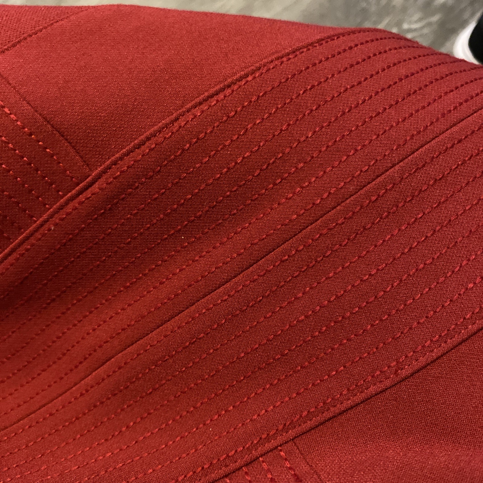 ***NWT***EVA MENDES FOR NEW YORK & COMPANY “MARISOL” MIDI RED DRESS SIZE 10