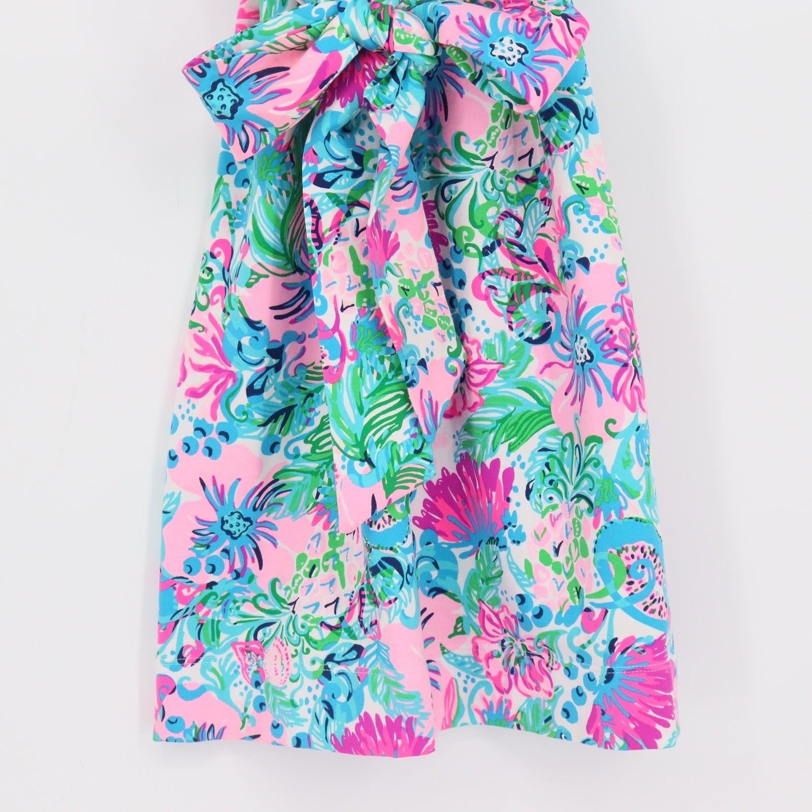 Lilly Pulitzer Harriet Dress Mandevilla Baby Paradise Petals Size XS Belted