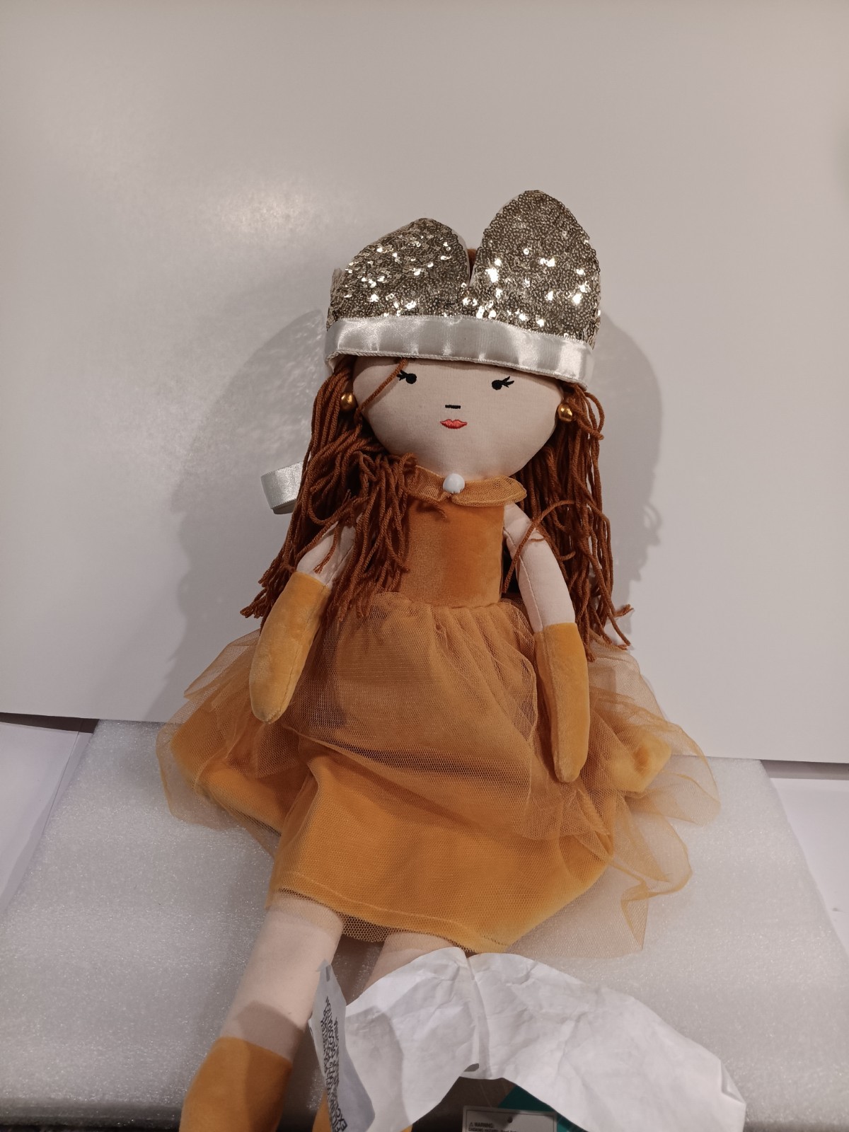 Hyde & Eek Kids Crown One Size Fits Most,W/Champagne Paisley Bead Fractal Bling