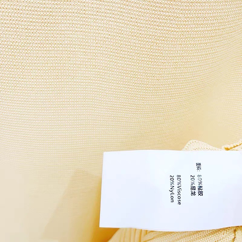 Sandro 2026 Early Autumn Sleeveless Round Neck Irregular Ruffle Knitted Dress