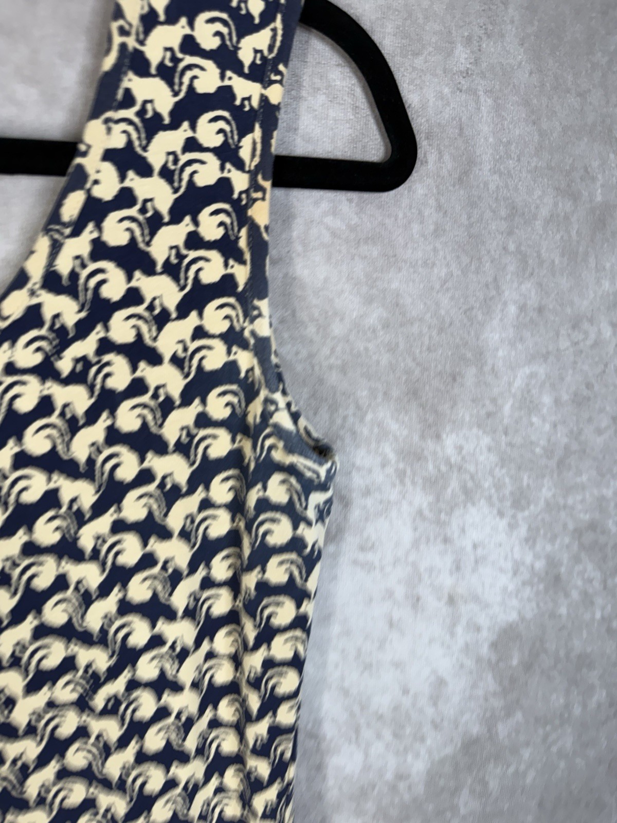 Effie’s Heart Fit & Flare Squirrel Tank Dress In Blue Women’s Size S