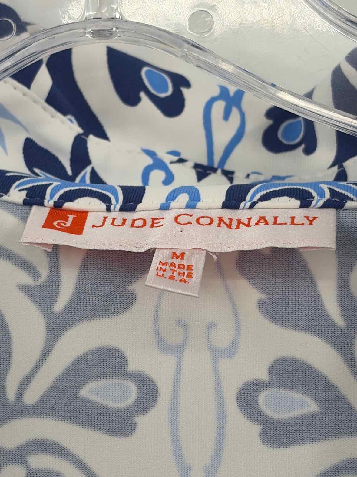 Pre-Owned Jude Connally Blue Size Medium Knee Length Long Sleeve Dress