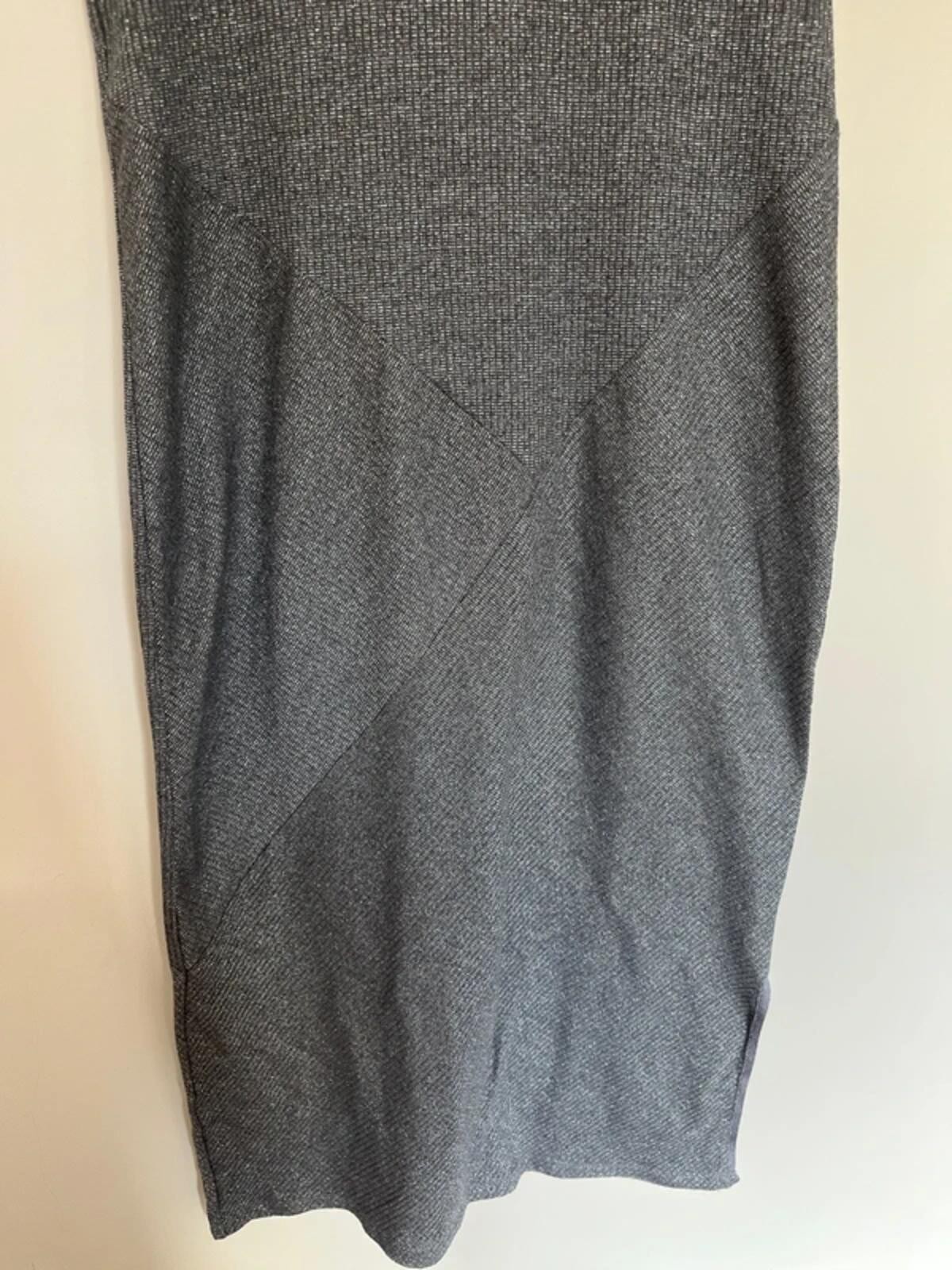 Mango Grey sparkly sleeveless dress – Size L, UK 12