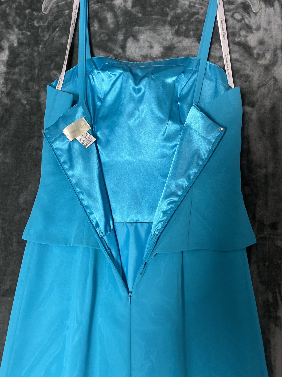 Cassandra Stone Spaghetti Strap Dress Size 6 With Light Jacket