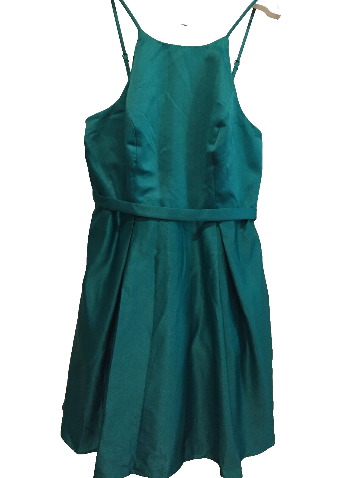 City Vibe Gown Dress Junior 18/19 Spaghetti Straps Partial Can-Can lining NWT