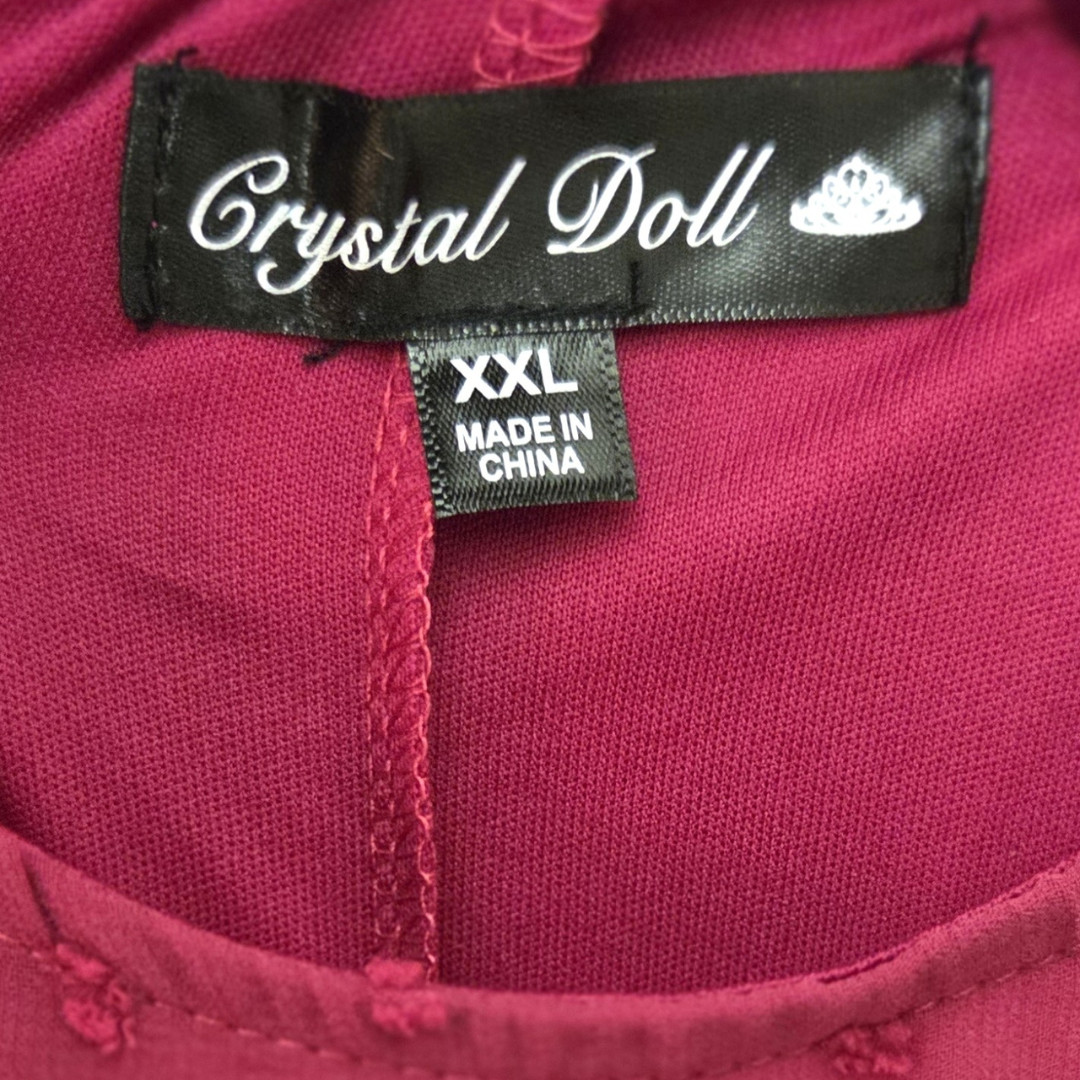 Crystal Doll XXL “Berry Day” Pink Dress – NWT