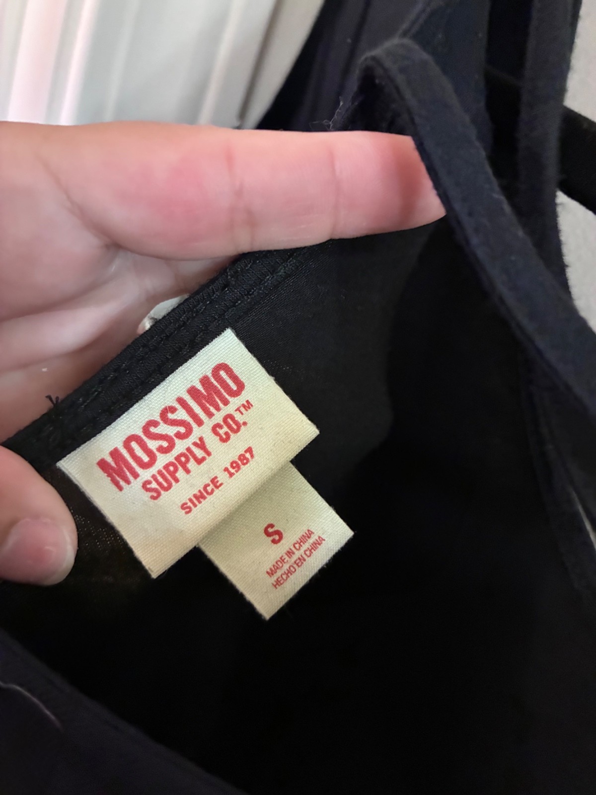 Mossimo Supply Co Black Cross Back Dress Small