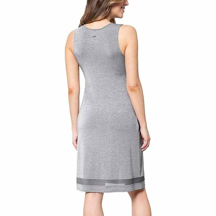Mondetta Performance Gear MPG Travel Dress Built in Bra Side Pockets Color Grey