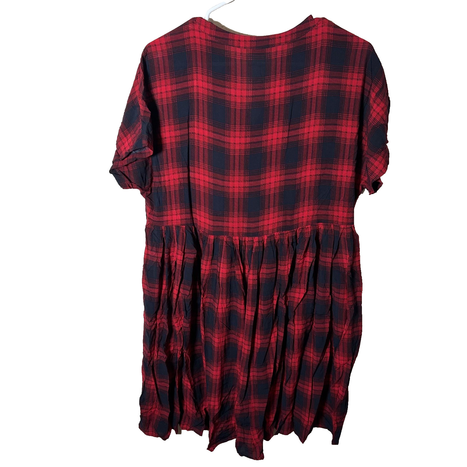 Anthropologie 11 – 1 – Tylho Dress Women’s Medium Plaid Sheath Button Casual