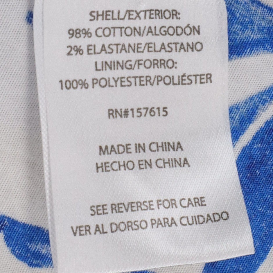 Rachel Zoe Blue White Mediterranean Tile Print Halter Midi Dress Pockets 10