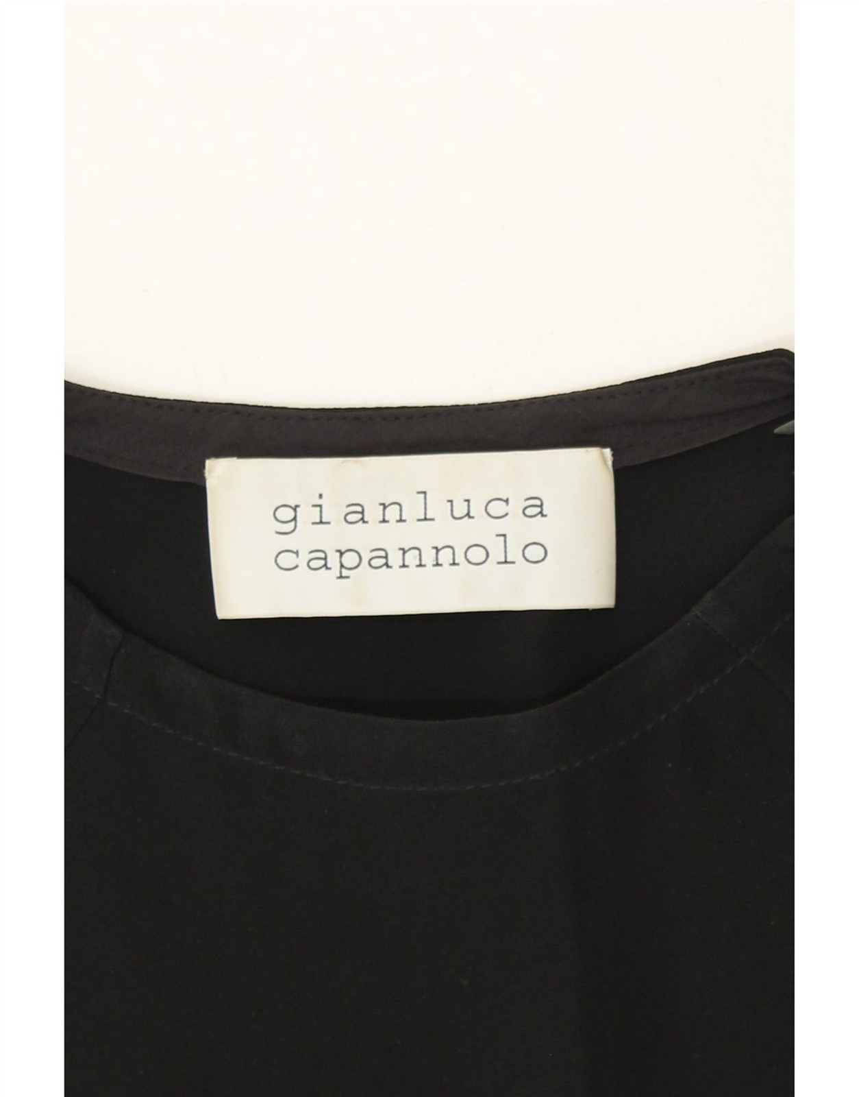 GIANLUCCA CAPANNOLO Womens Batwing Shift Dress EU 40 Medium Black Silk AP04