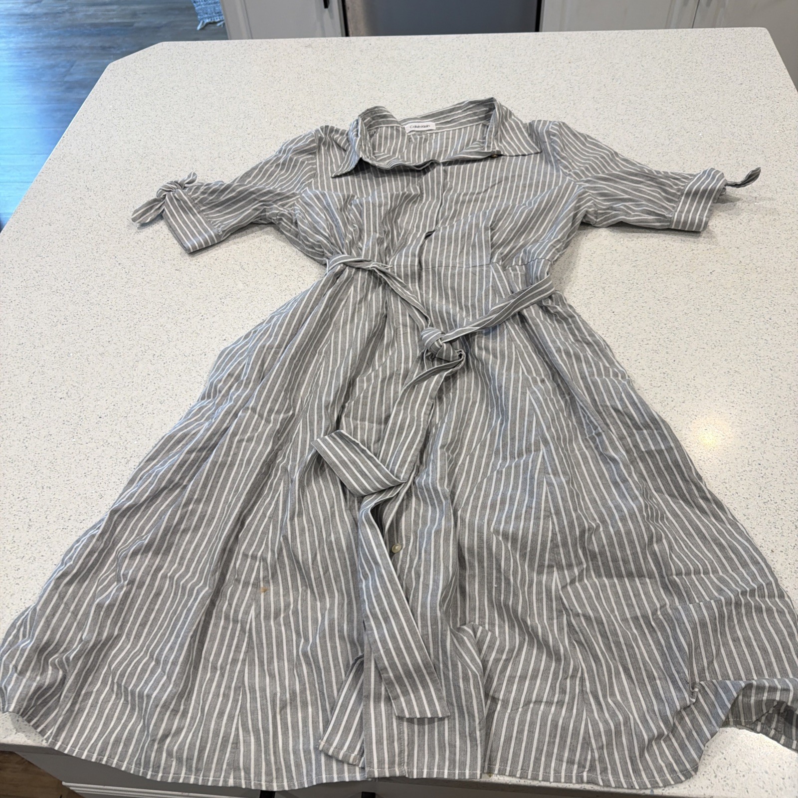 Calvin Klein Woman’s Size Medium Sun Dress Light