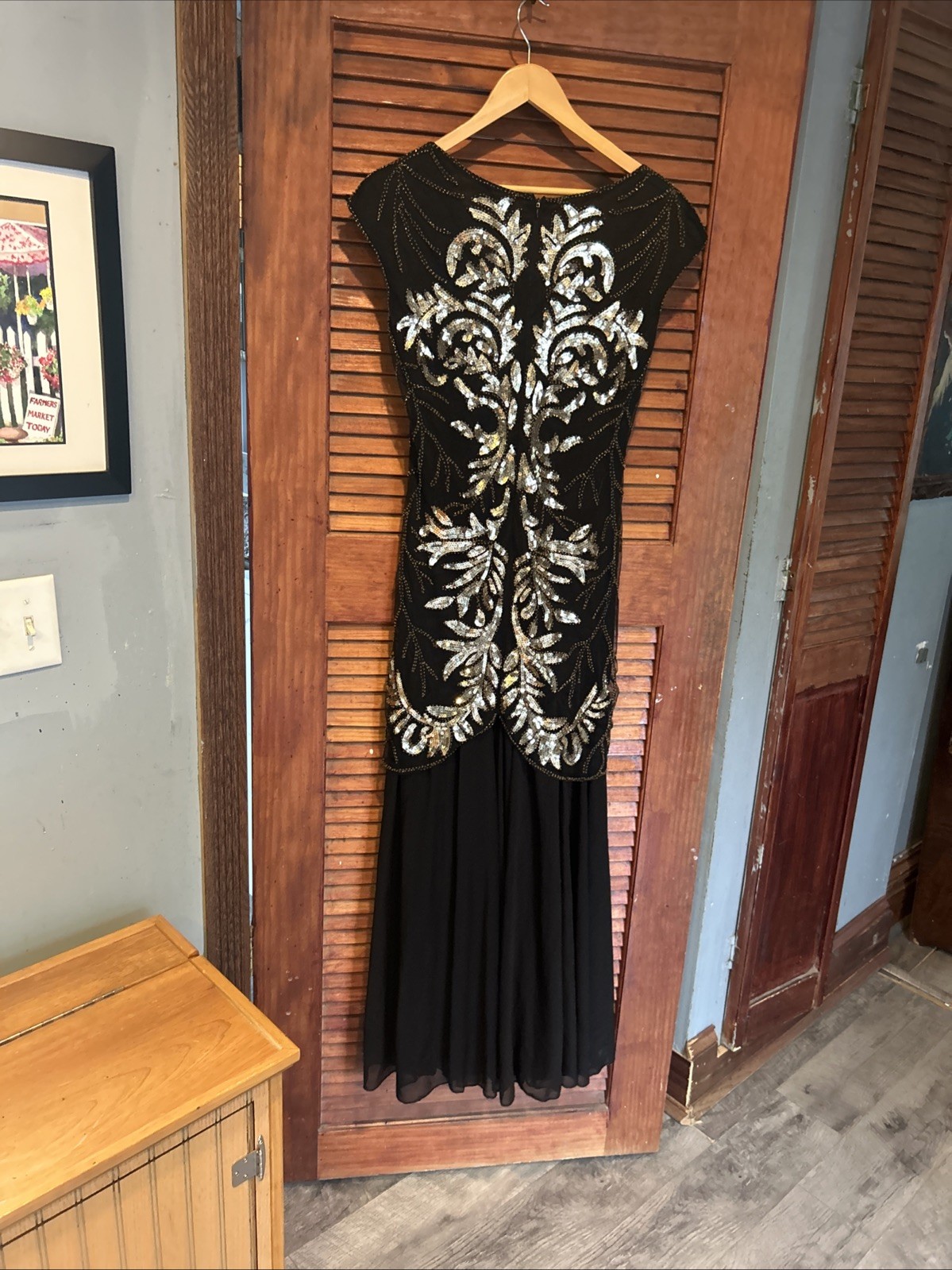 PrettyGuide Women ‘s 1920s Formal Evening Prom Dress Gold Small Women ‘s Dress