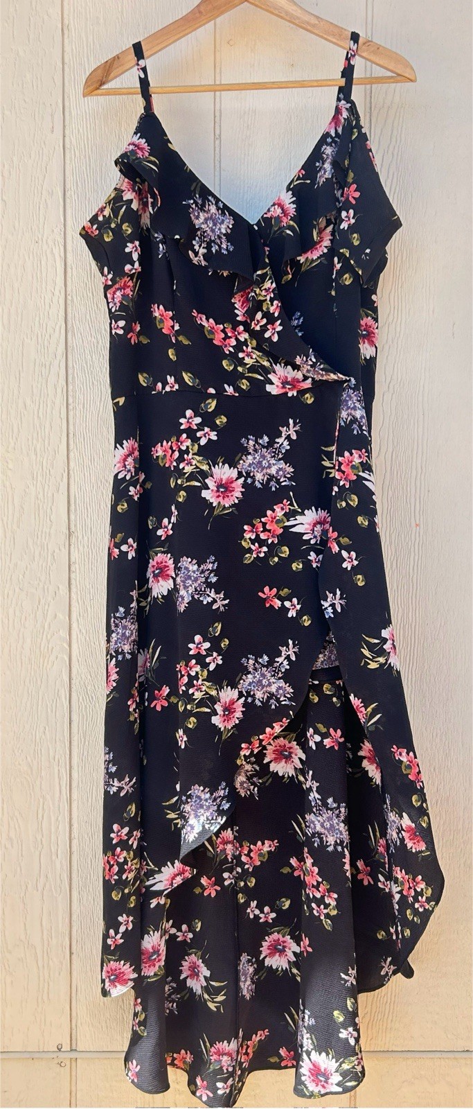 IZ Byer Women’s 10-12/Junior 17 Jumpsuit Romper Floral Fairy Cold Shoulder