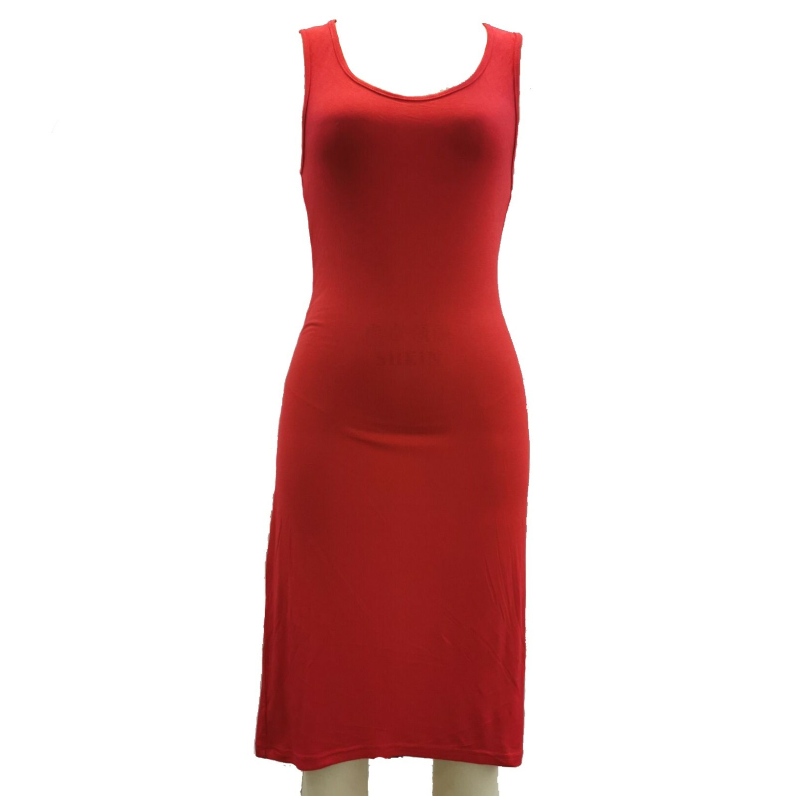 Red Tank Sleeveless Bodycon Dress For Men and Crossdressers & Transgender Women