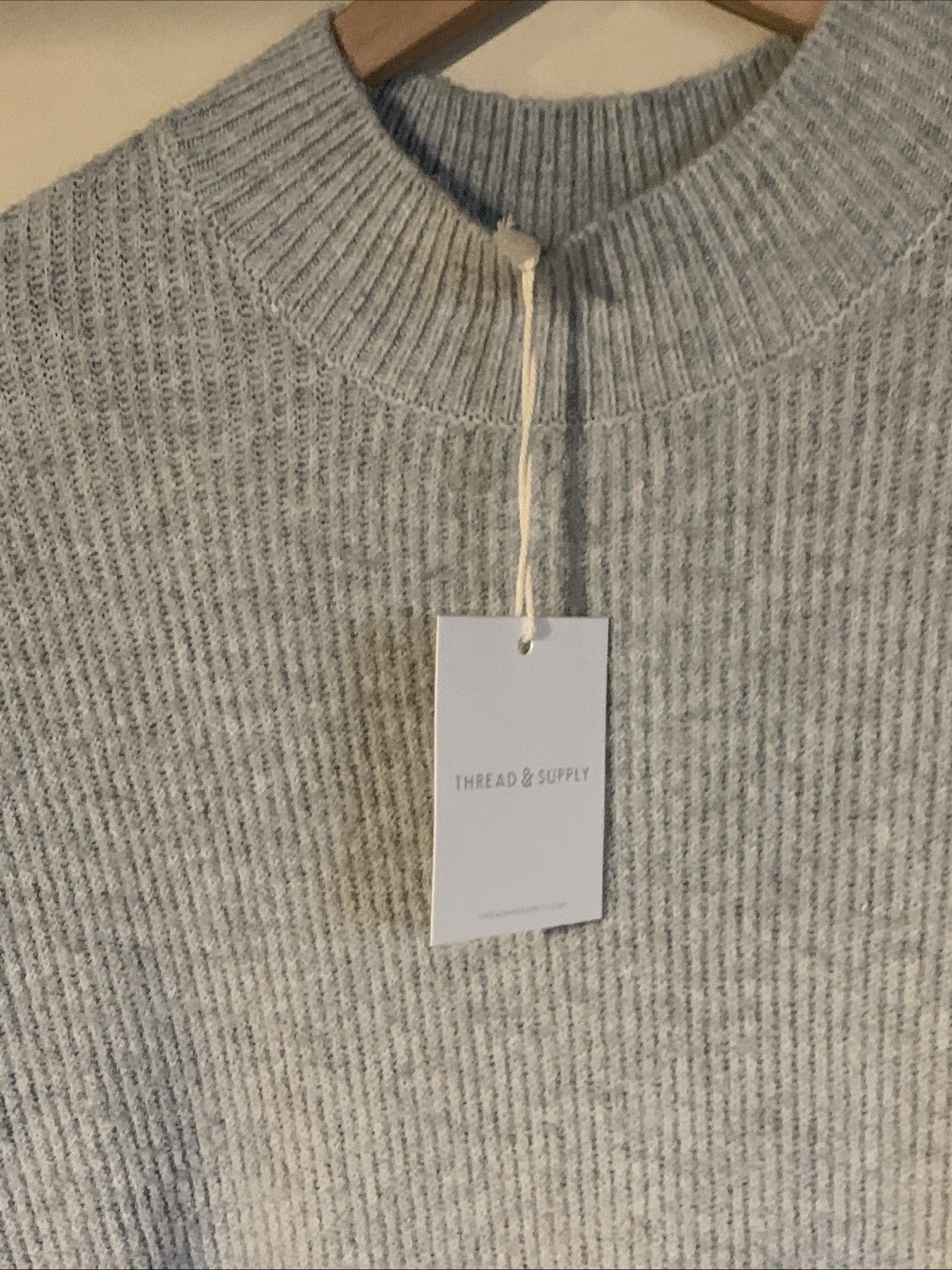 Thread & Supply Large Sweater Dress Heather Grey