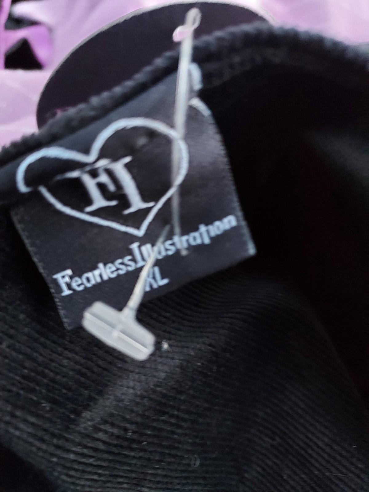 fearless illustration overall dress large black corduroy embroidered