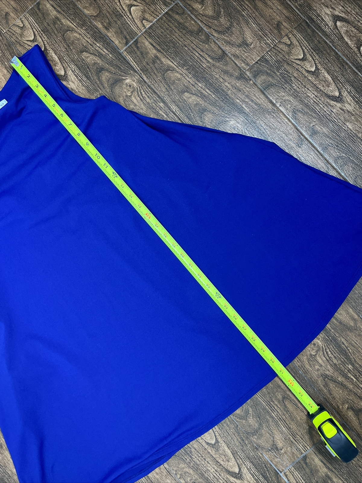 SUSAN MONACO NAVY BLUE SLEEVELESS BOAT NECK A-LINE SHIFT DRESS STRETCH KNIT XS