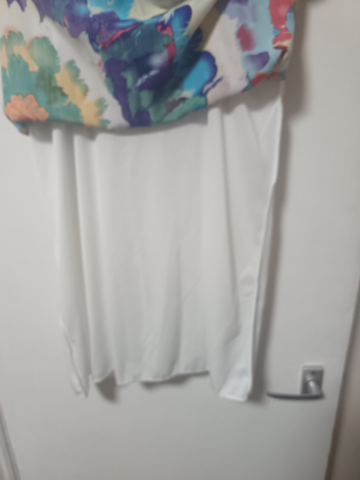 AX Paris NWT Flower multi colour Strappy cotton Dress Covered Buttonsl lined 14