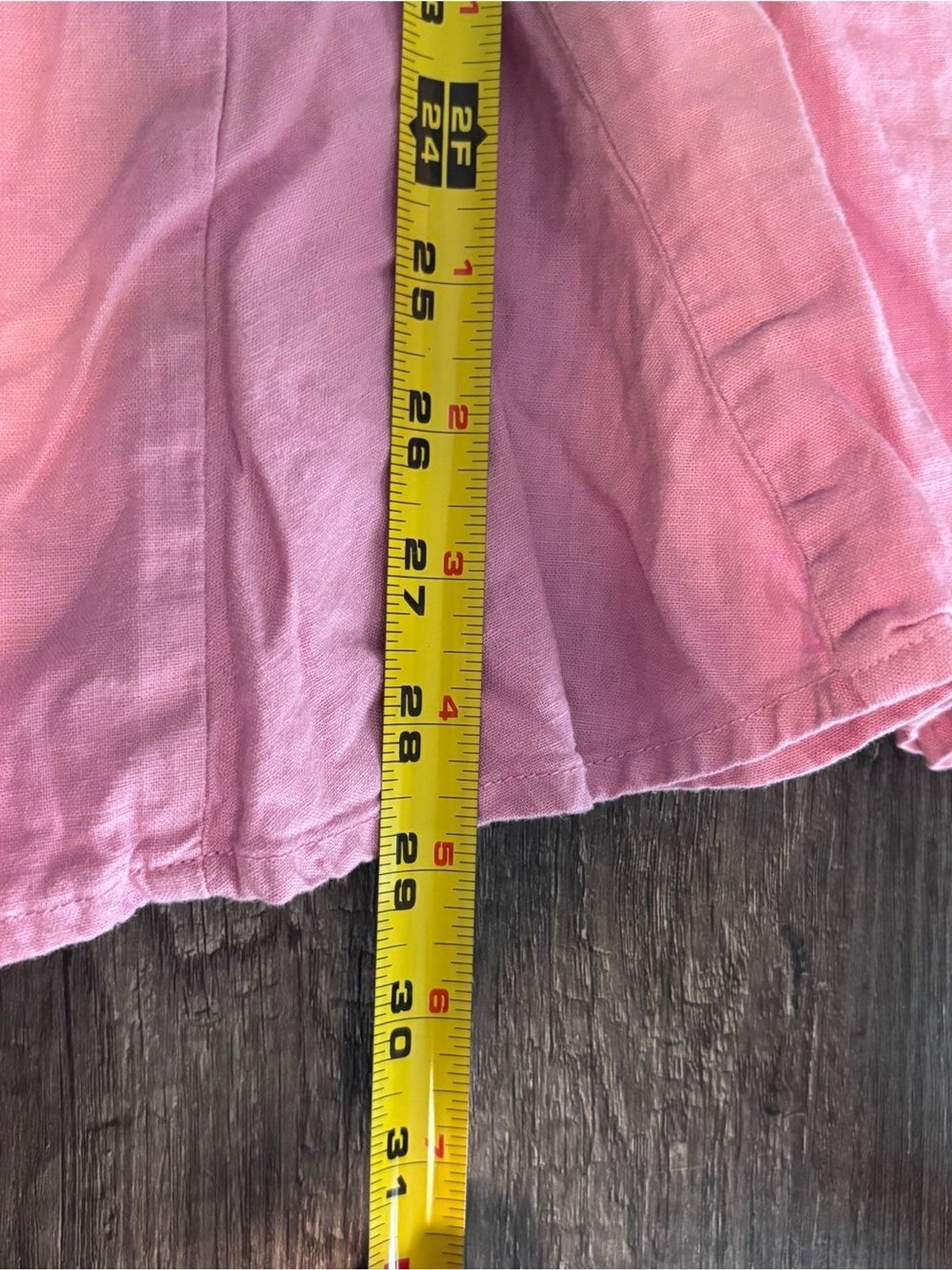 American Eagle Women’s S Pink Lace Up Back Fit & Flare Mini Dress