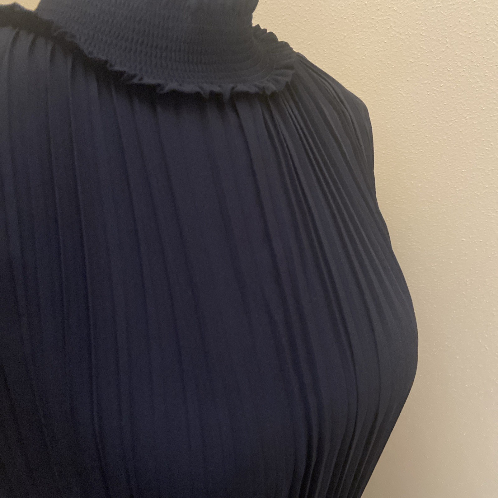 Nanette Lepore Black and white size 12 High Neck Pleated Dress NWT Org $ 148