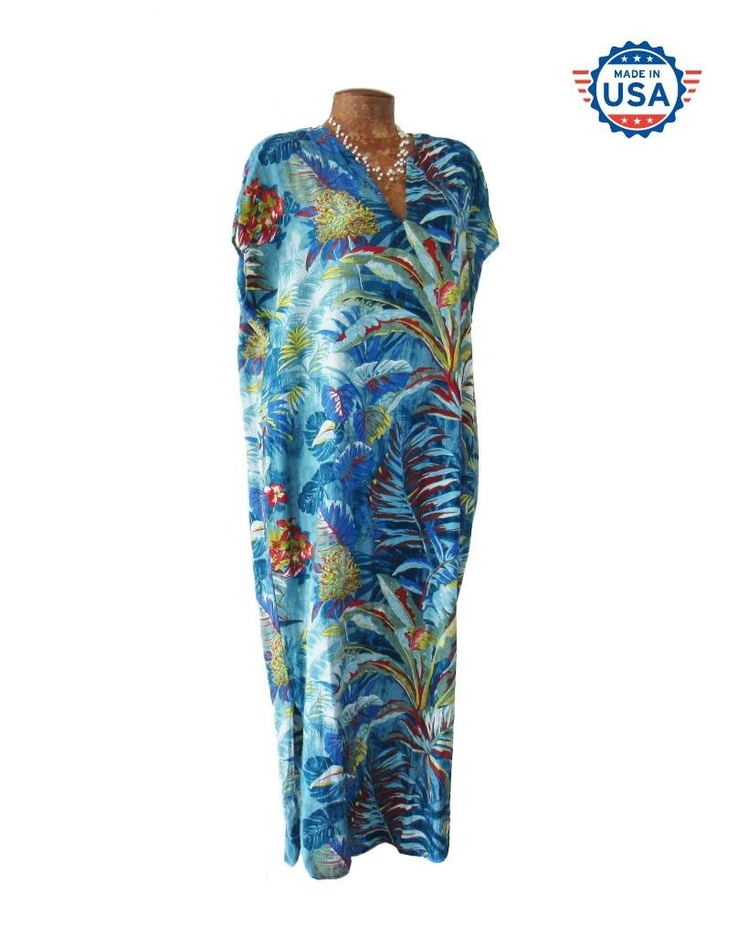 Gorgeous Flowy & Effortless Style “KAMUELA” Jams World Long Kaftan Dress XSMALL