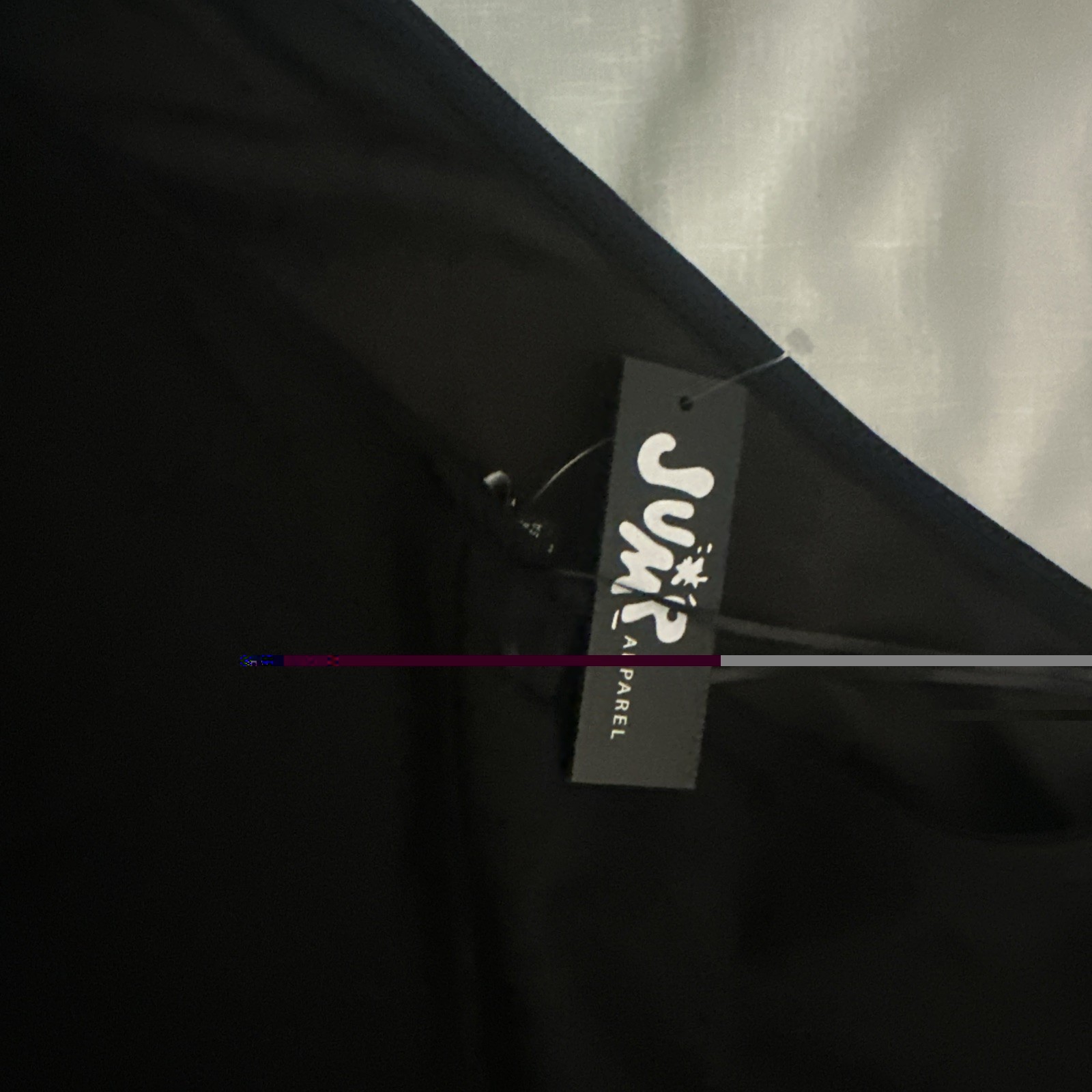 Jump Apparel Black One-Shoulder Rouched Side Dress – Size Large – NWT