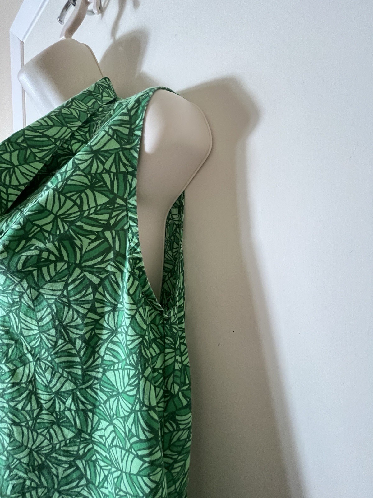 ANTHONY RICHARDS Shift SZ S Sleeveless Cowl Neckline Cotton Blend 2 Pockets