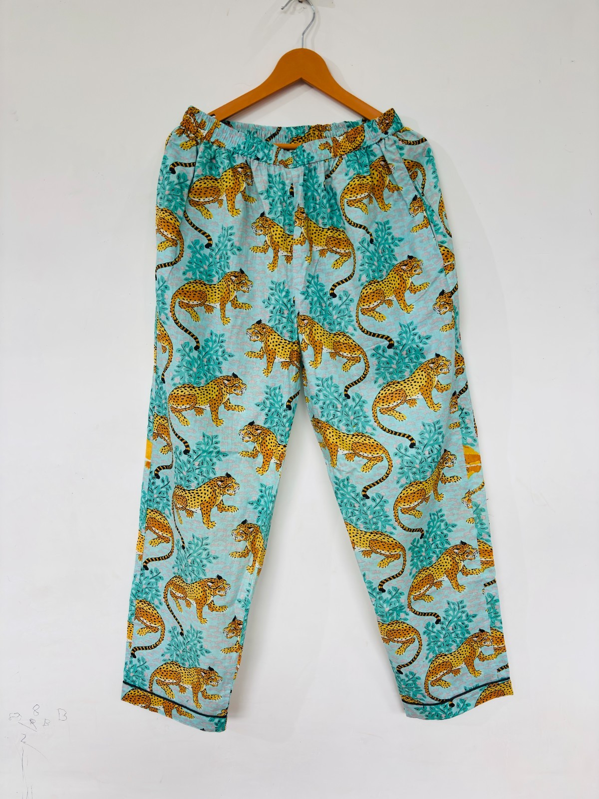 Leopard Print Cotton Pajama Set: Summer Loungewear night wear for woman’s