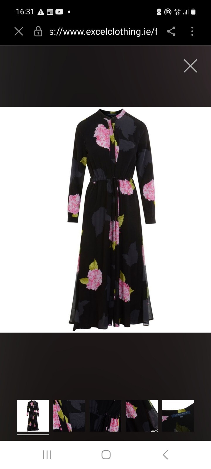 french connection Midi Shirt Dress UK12 Was £124 Now ££85 Worn Once