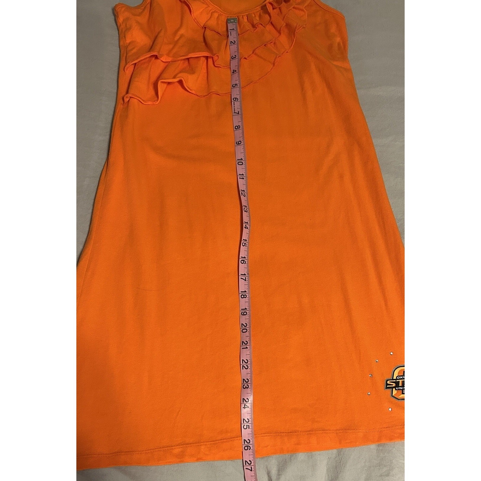 OSU Oklahoma State University Game Day Orange Dress Size Medium