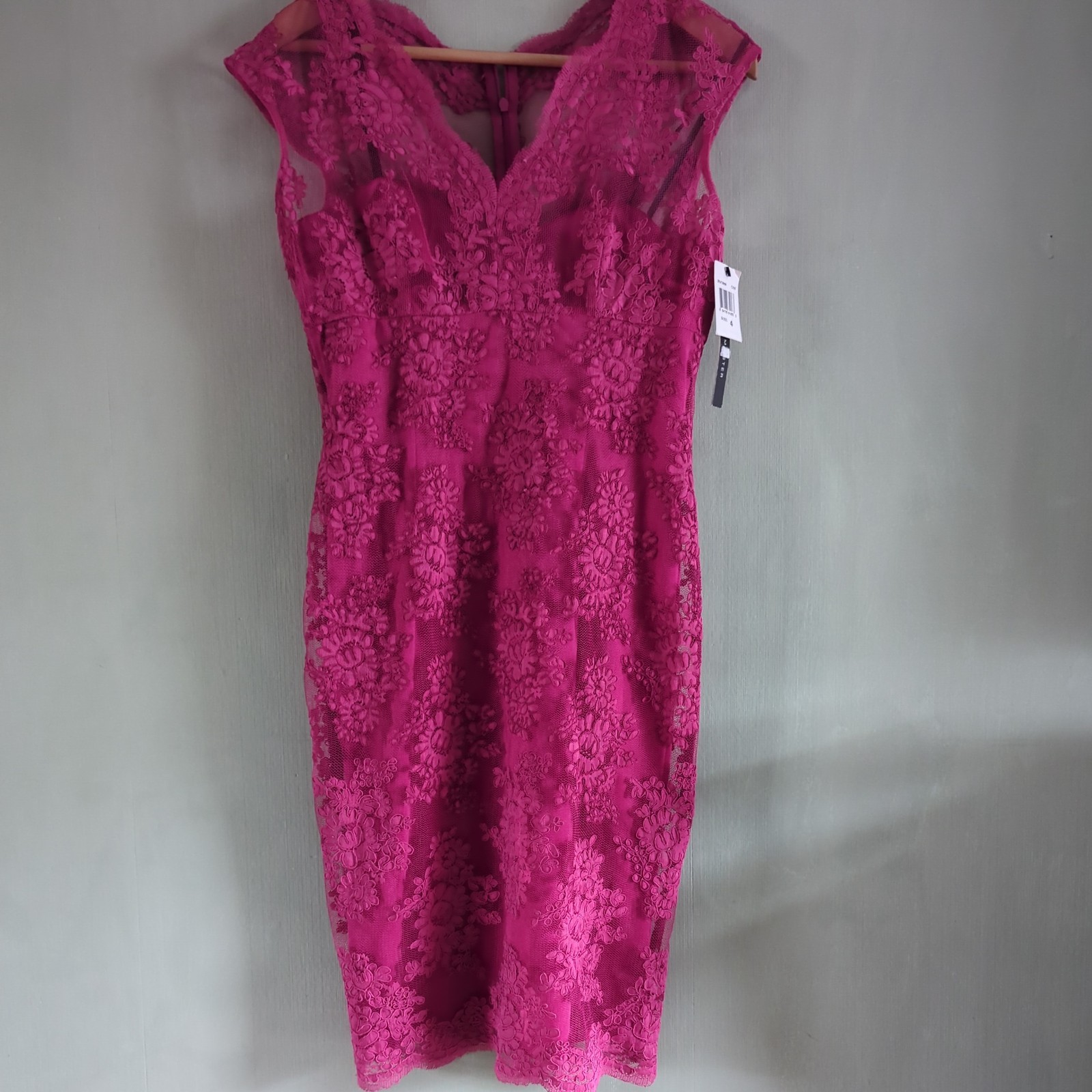 Tadashi Shoji Poyester Pink Prom Cocktail/Party Dress