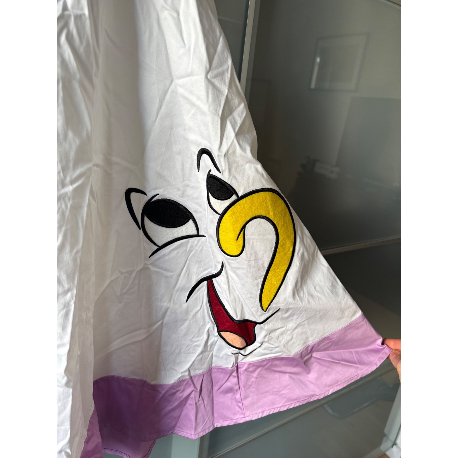 NEW Disney Parks Mrs Potts Chip Cup Beauty and the Beast Halter Dress Large