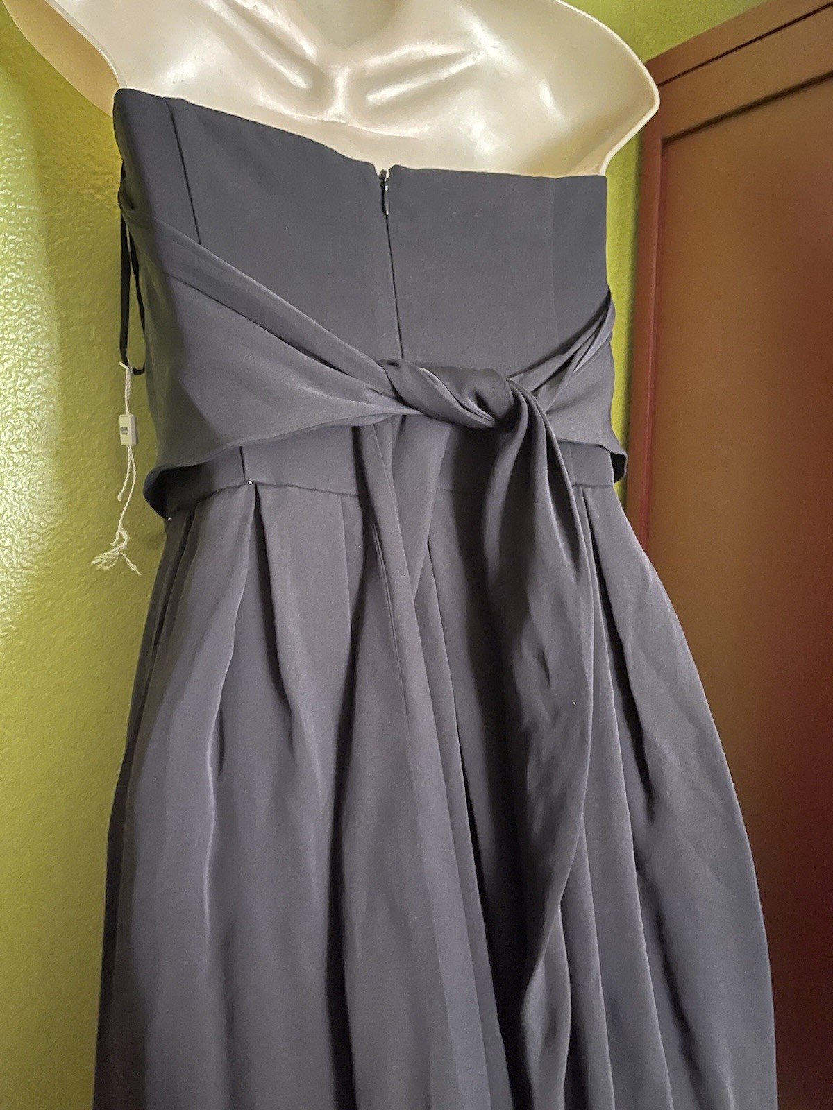 NWT Armani Collezioni Black Strapless Dress Women’s Size 10