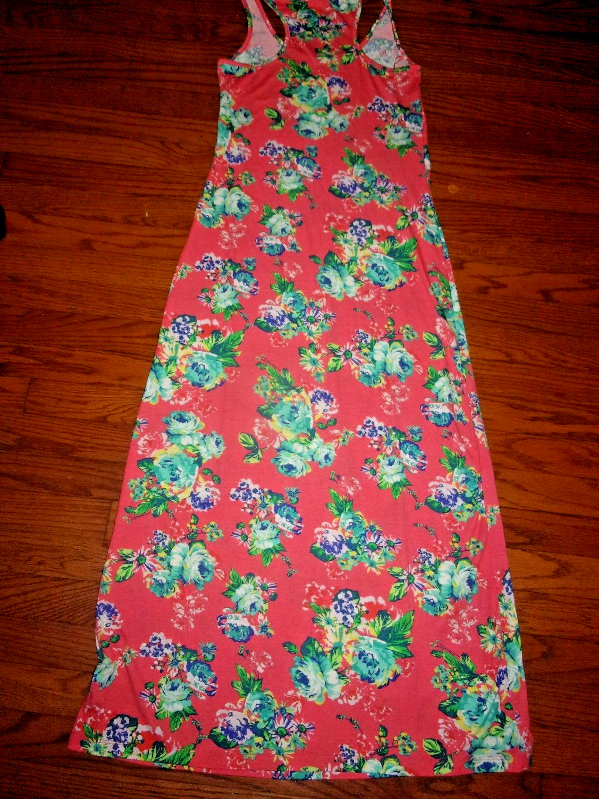 Ambiance Apparel Casual racerback maxi tank dress Junior M