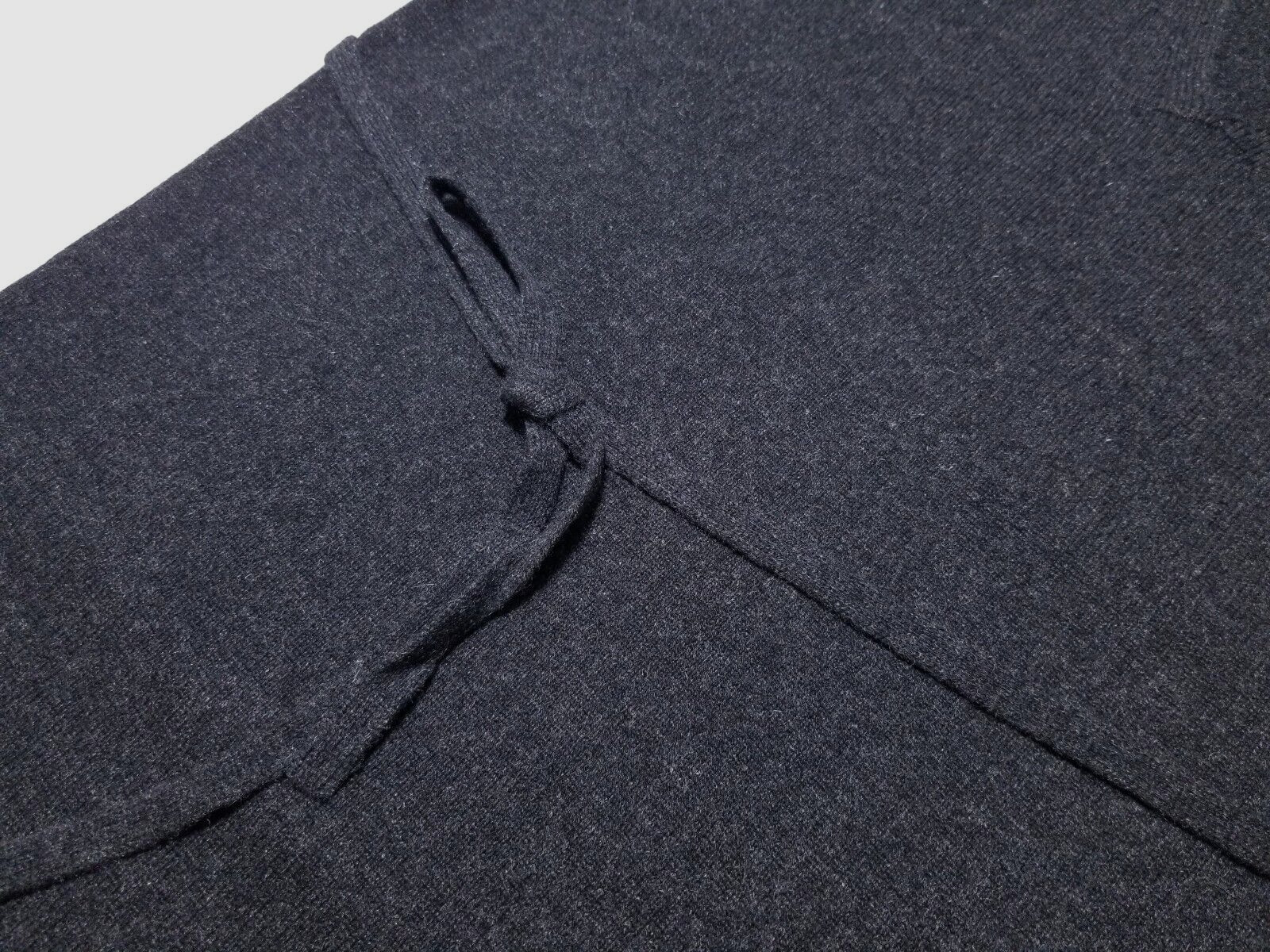 NWT Vince Wool Cashmere Blend Knit Midi Dress in Dark Grey Size S $395